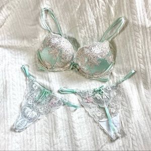 Swarovski Crystal Bra Set Victoria’s Secret